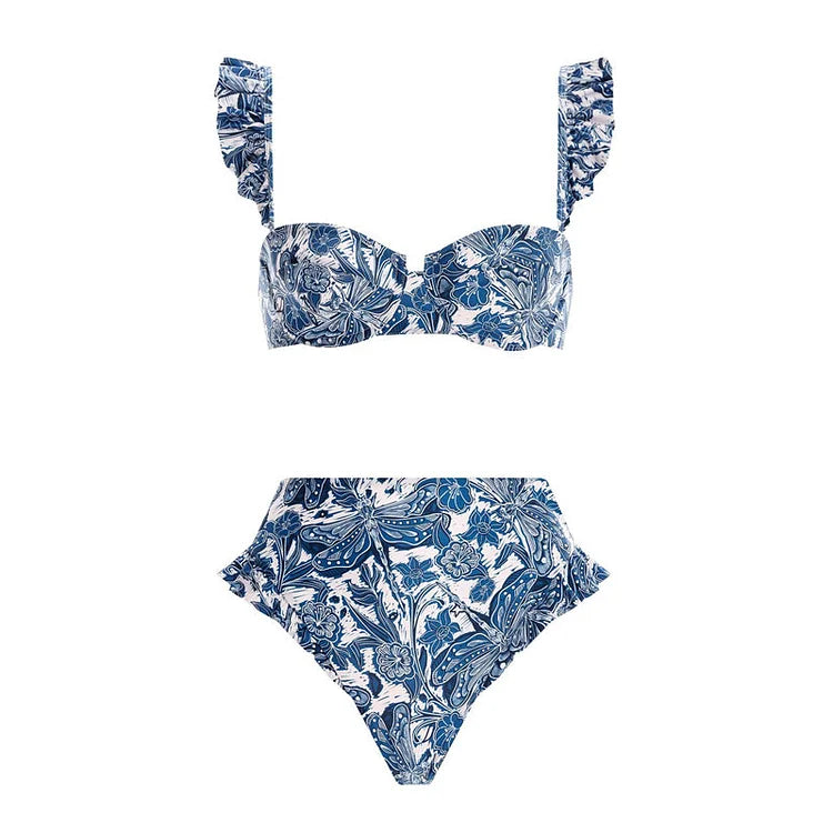 Blue Dragonfly 2 & 3-Piece Swim Set