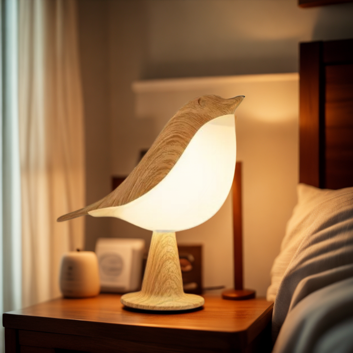 ZenGlow™ - Elegant Bird-Inspired Nightstand Lamp