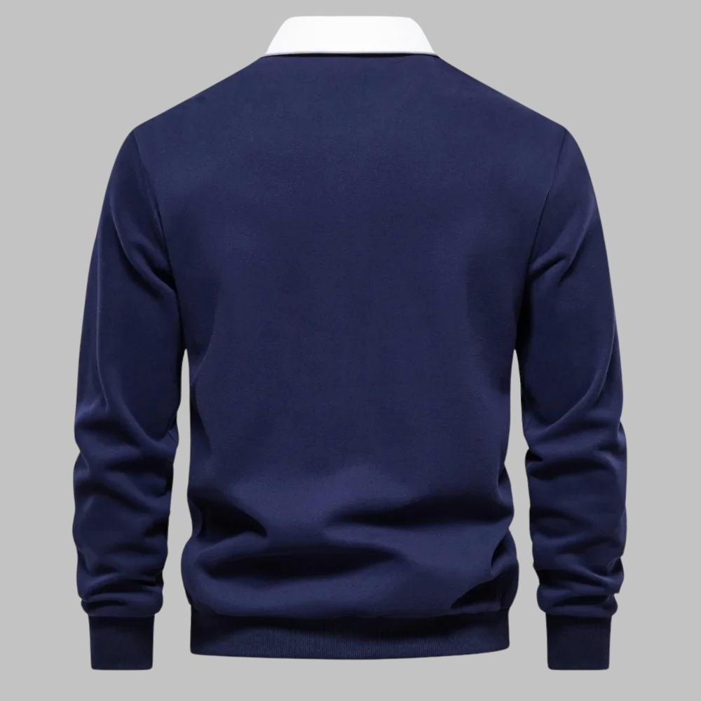 Andrew Collins Polo Collar Sweater