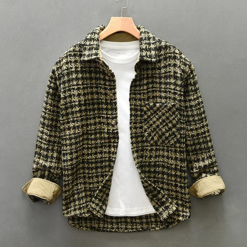 Shepherd's Check Plaid Longsleeve