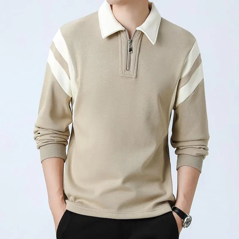 Brunson Half Zip Spliced Pullover