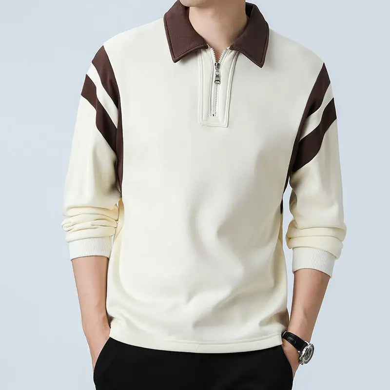 Brunson Half Zip Spliced Pullover