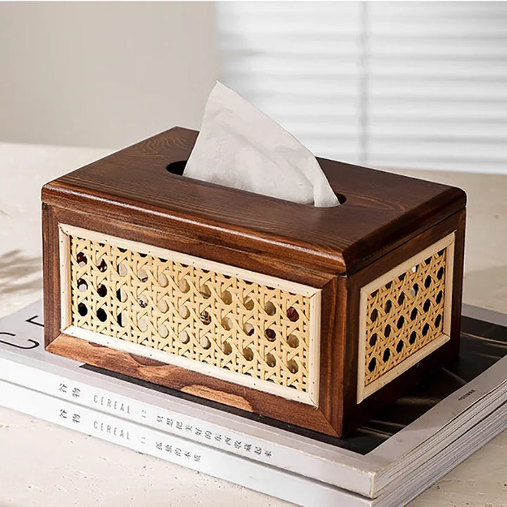 Ceres Wooden Tissue Box Holder