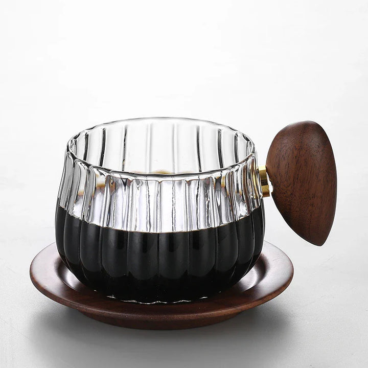 Lacrima Wooden Glass Mug