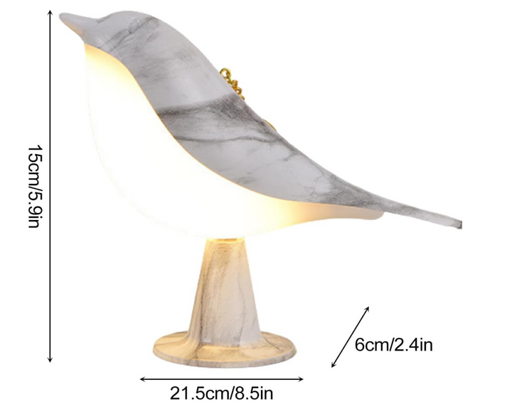 ZenGlow™ - Elegant Bird-Inspired Nightstand Lamp