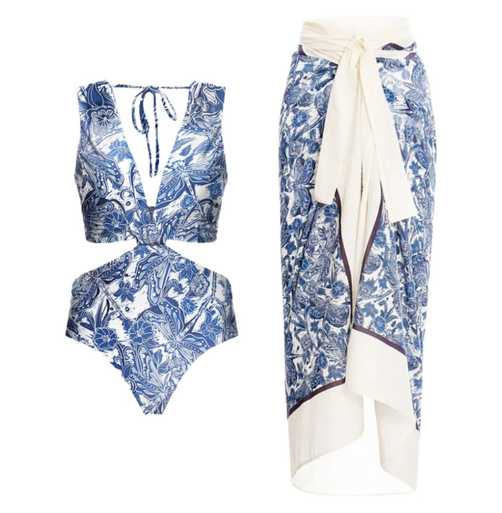 Blue Dragonfly 2 & 3-Piece Swim Set