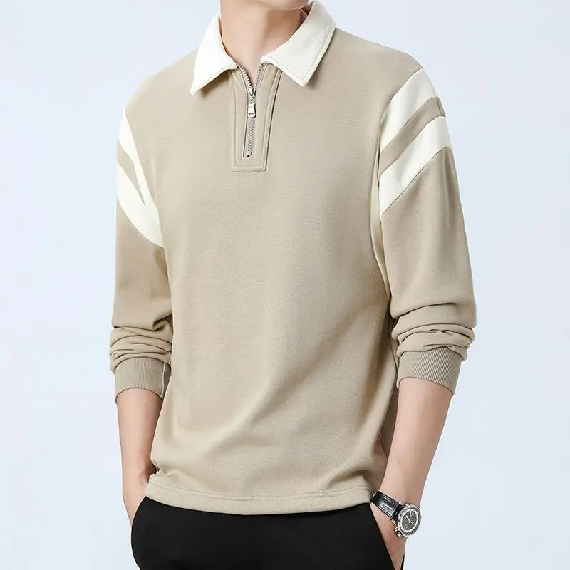 Brunson Half Zip Spliced Pullover