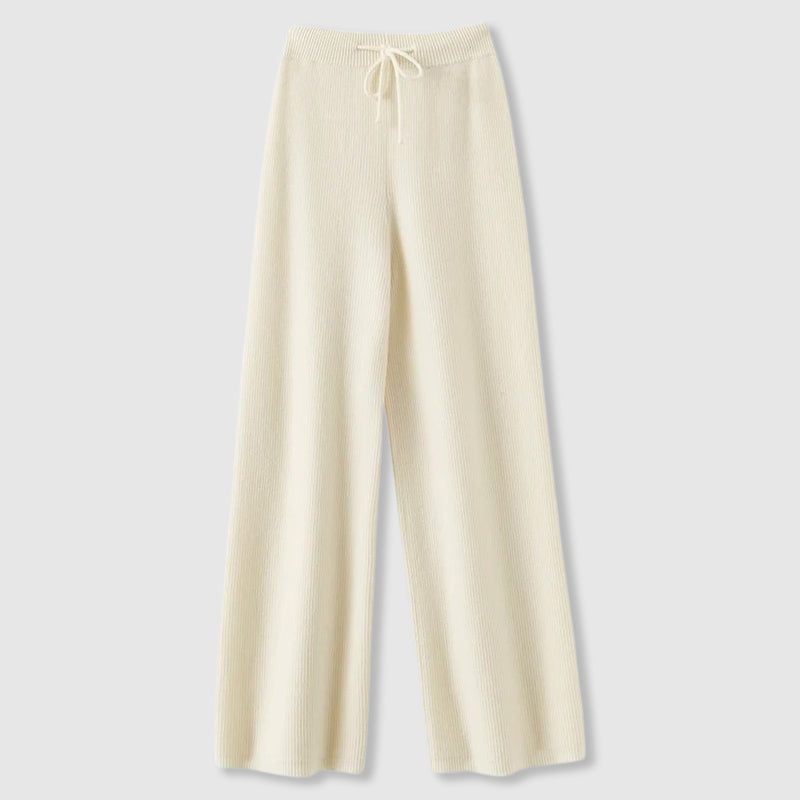 Sofia Amoretti Cashmere Wide-Leg Pants