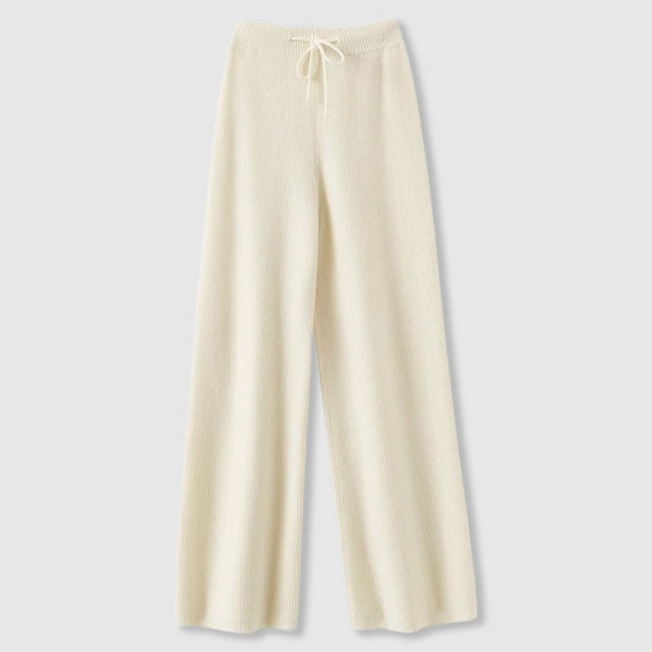 Sofia Amoretti Cashmere Wide-Leg Pants