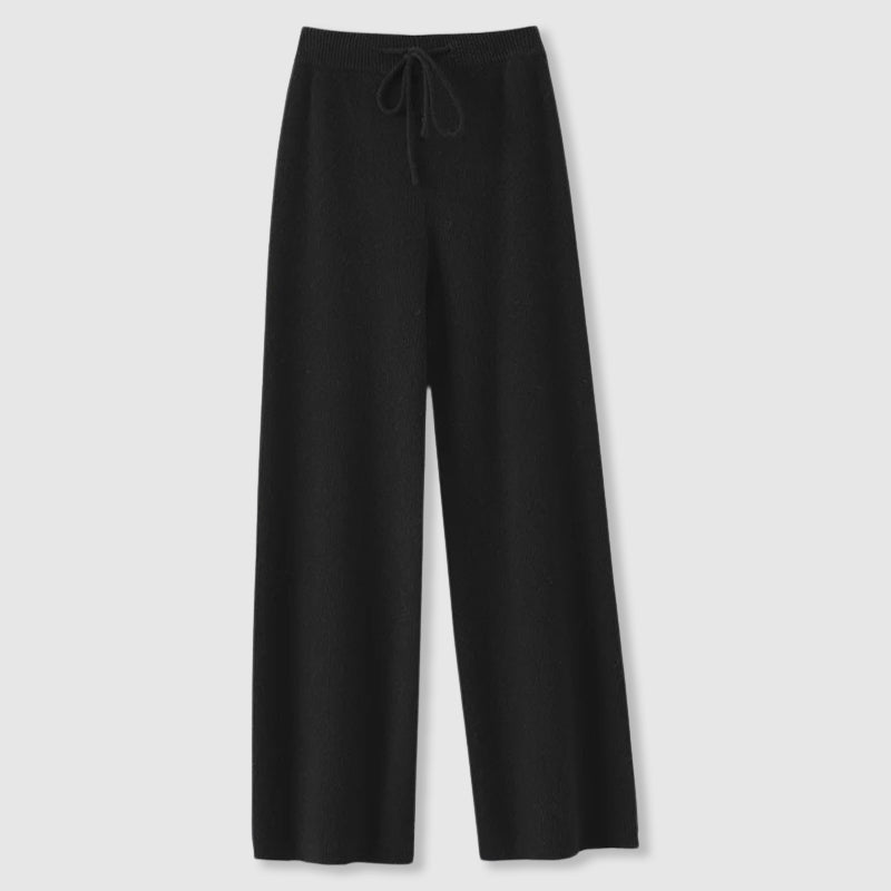 Sofia Amoretti Cashmere Wide-Leg Pants