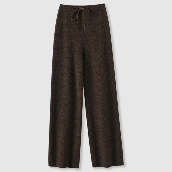 Sofia Amoretti Cashmere Wide-Leg Pants