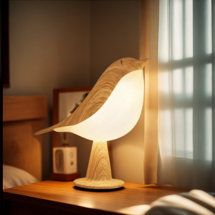 ZenGlow™ - Elegant Bird-Inspired Nightstand Lamp